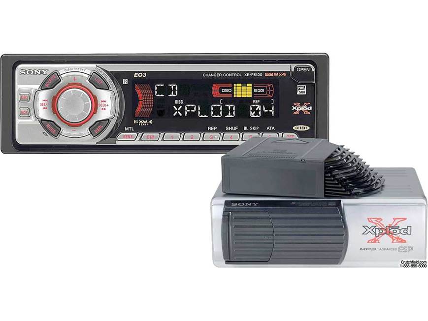 Sony XR-F5100 and CDX-757MX Cassette receiver and CD changer