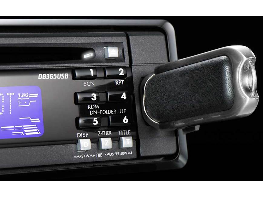 Clarion DB365USB CD receiver with MP3 playback at Crutchfield