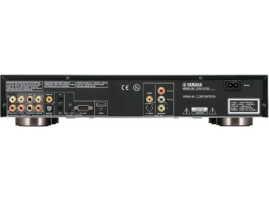 Yamaha DVD-S1700 DVD/CD/SACD/DVD-Audio player with 1080p video