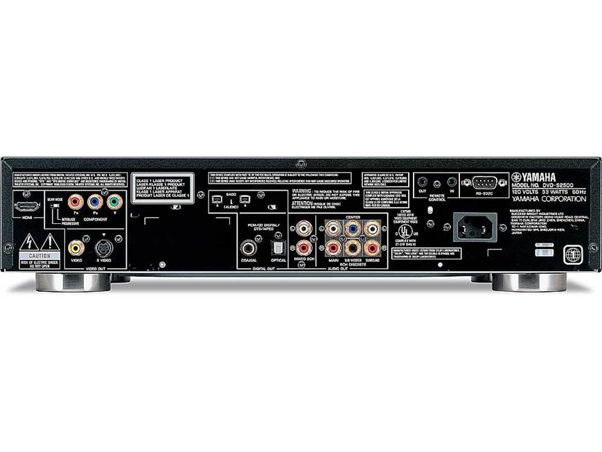 Yamaha DVD-S2500 DVD/CD/SACD/DVD-Audio player with digital video