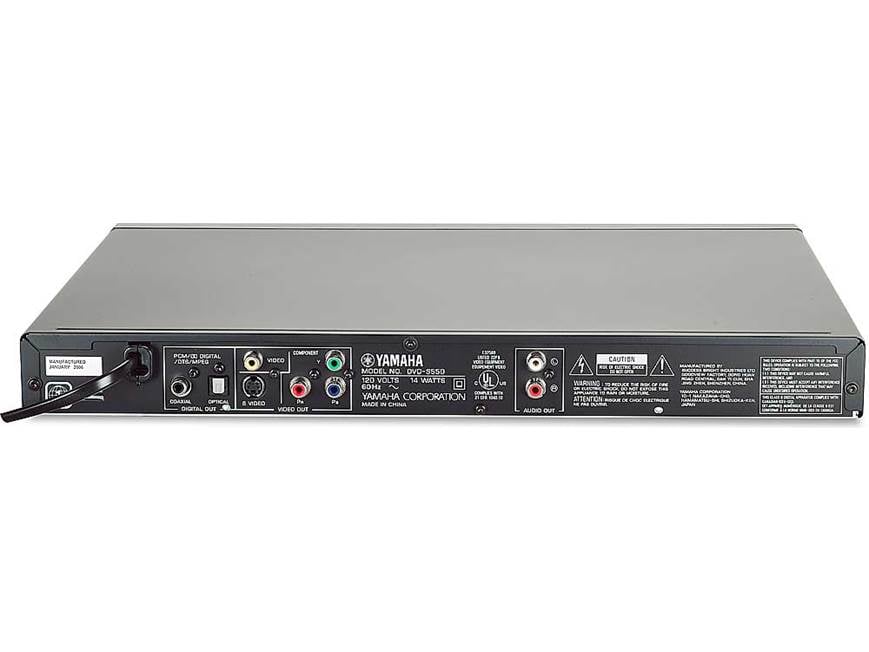 Yamaha DVD-S550 Single-disc DVD/CD player at Crutchfield