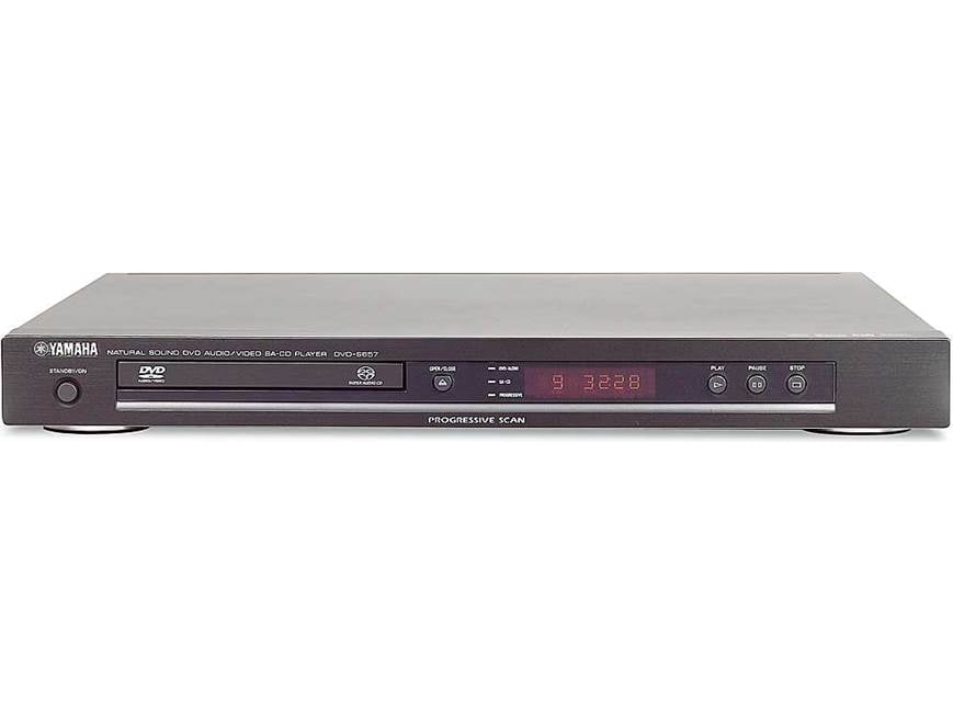 Yamaha DVD-S657 Slim DVD/CD/SACD/DVD-Audio player at Crutchfield