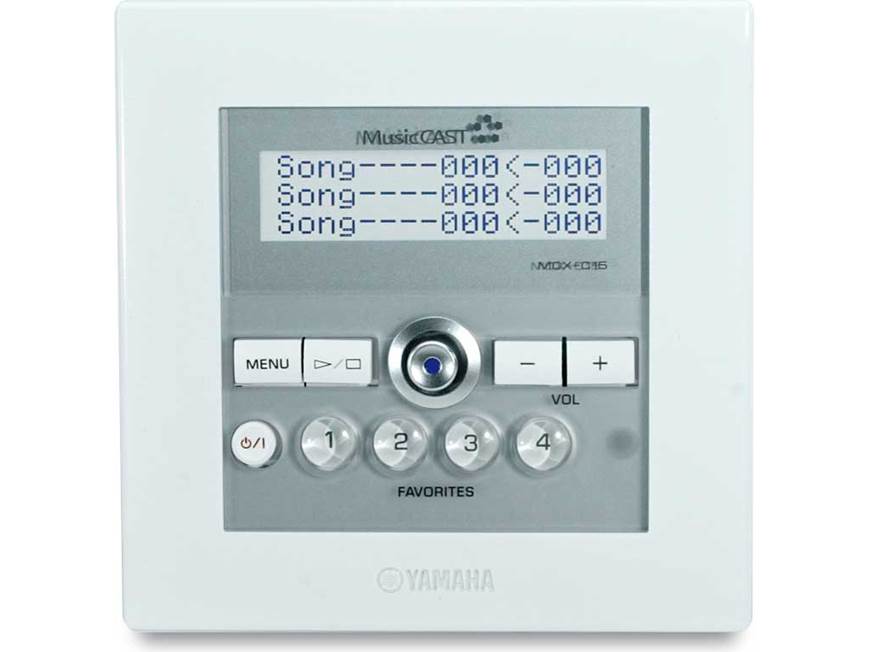Yamaha MCX-C15P MusicCAST in-wall client/controller and amplifier