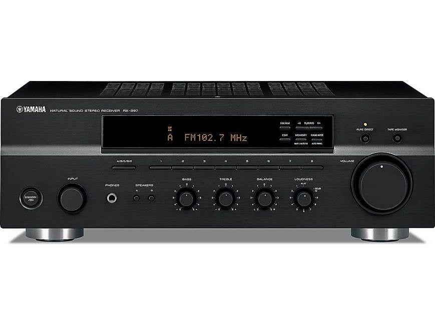 Yamaha オーディオ機器 ブラック Yamaha RX-397 Stereo receiver at Crutchfield