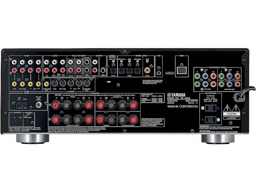 Yamaha RX-V559 XM Ready home theater receiver at Crutchfield