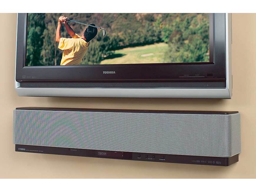 Yamaha YSP-800 Digital Sound Projector (Silver) Room-friendly, one