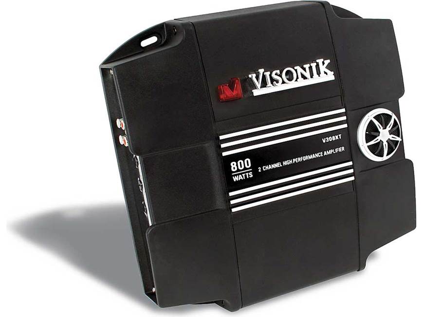 Visonik V308XT 2-channel car amplifier 180 watts RMS x 2 at