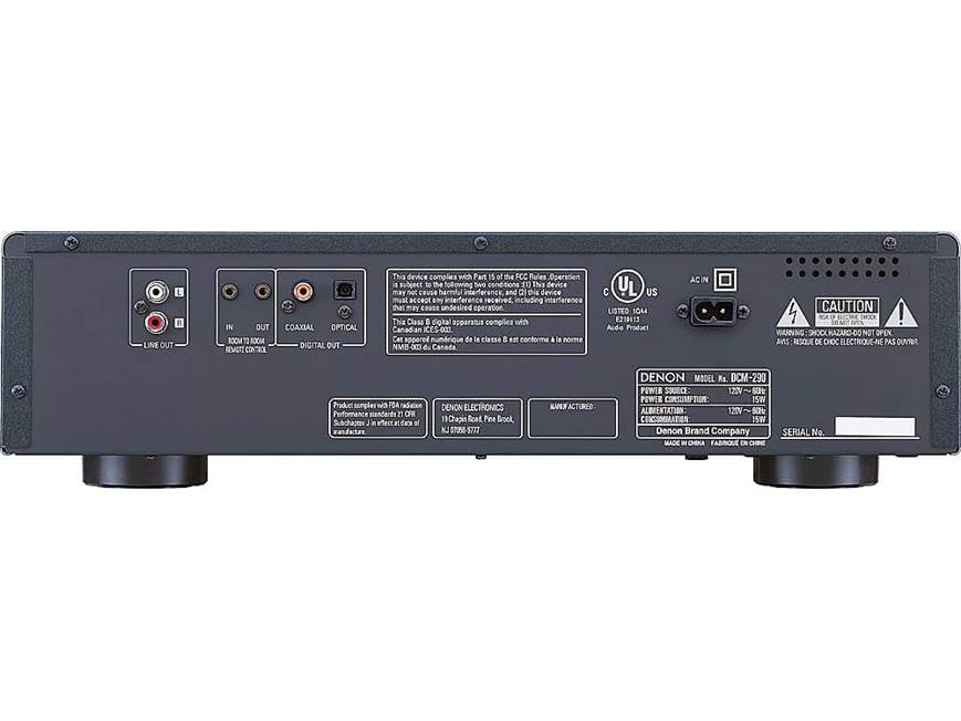 Denon DCM-290 5-disc CD changer at Crutchfield