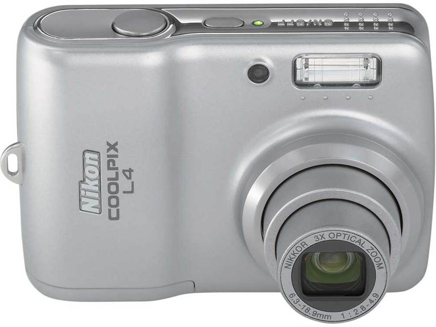 Nikon Coolpix L4 4-megapixel digital camera at Crutchfield