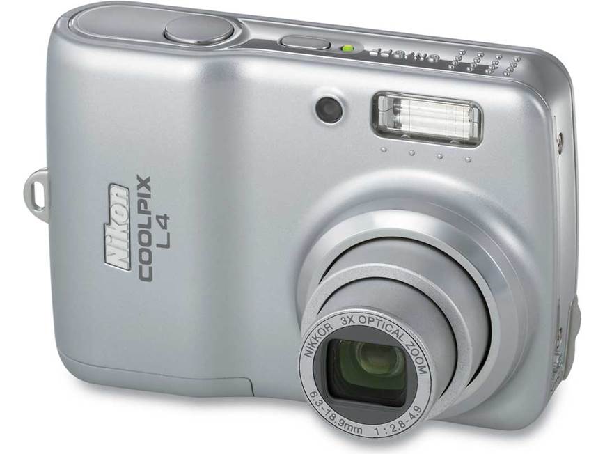 Nikon Coolpix L4 4-megapixel digital camera at Crutchfield