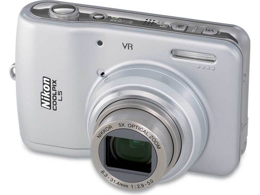 Nikon Coolpix L5 7.2-megapixel digital camera at Crutchfield