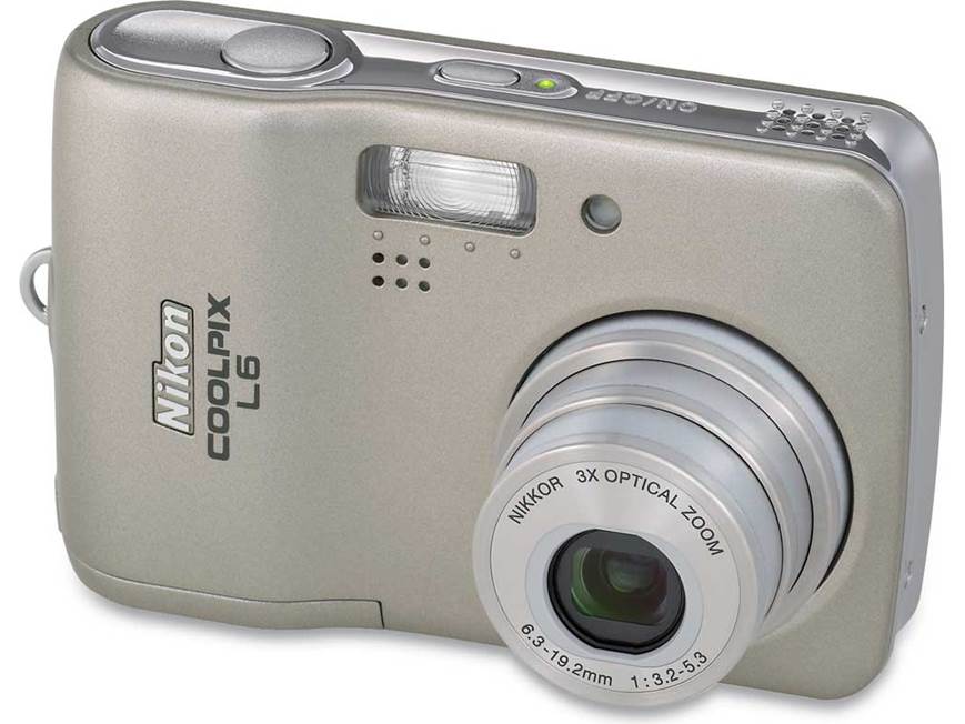 Nikon COOLPIX L6 コンパクトデジタルカメラ Nikon Coolpix L6 6-megapixel digital camera at Crutchfield