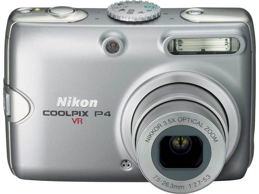 Nikon Coolpix P4 8.1-megapixel digital camera at Crutchfield