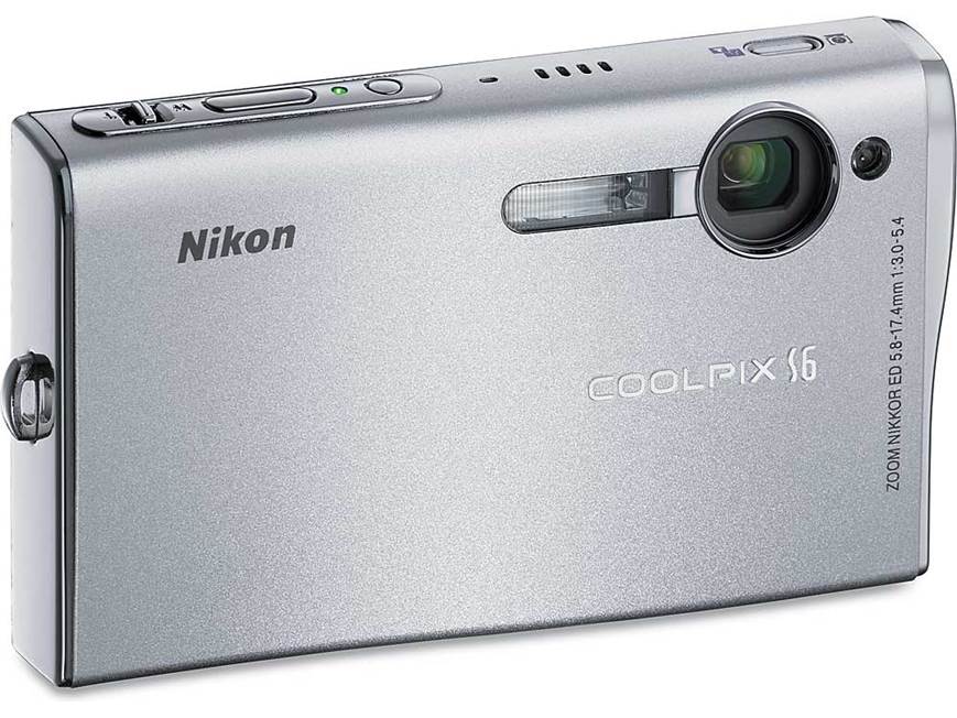 Nikon Coolpix S6 6-megapixel digital camera with Wi-Fi® capability