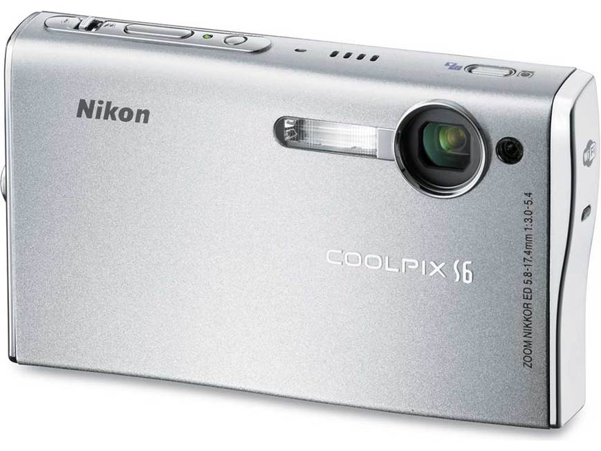 Nikon Coolpix S6 6-megapixel digital camera with Wi-Fi® capability