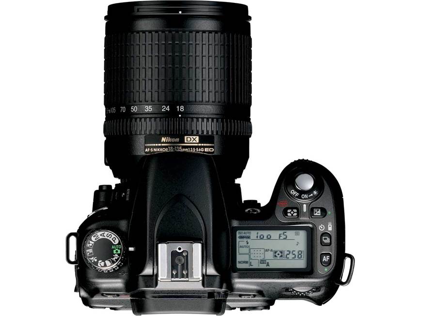 Nikon D80 Kit 10.2-megapixel digital SLR camera with 18-135mm Zoom