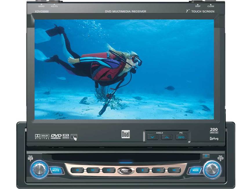 Dual XDVD8181 DVD receiver at Crutchfield
