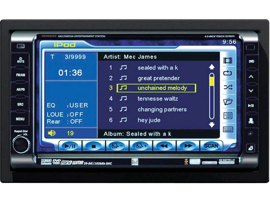 Dual XDVD8285 DVD receiver at Crutchfield