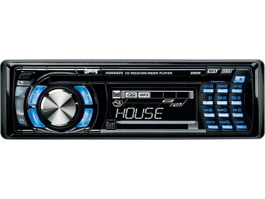 Dual XDM6825 CD receiver with MP3/WMA playback at Crutchfield