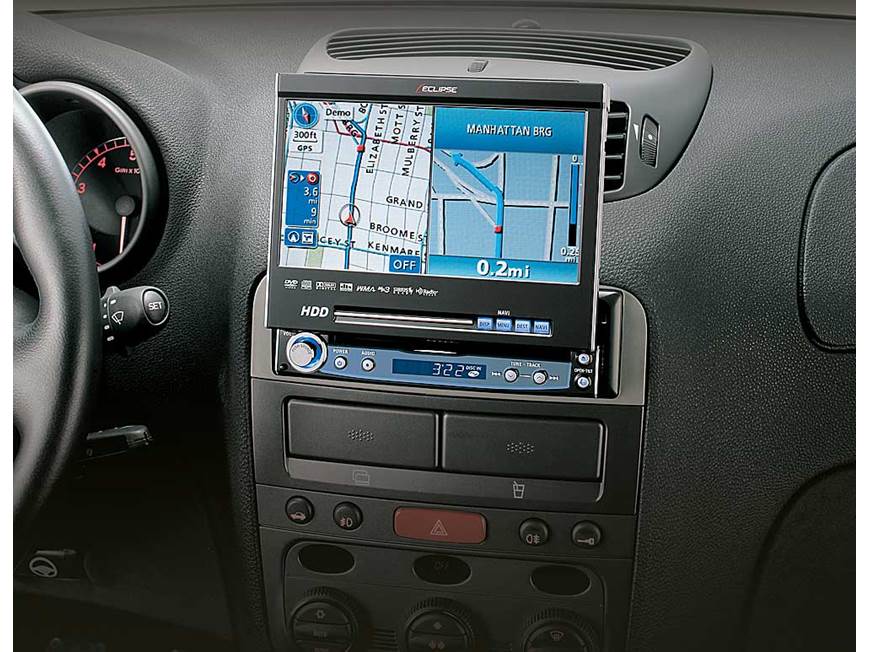 Eclipse AVN7000 In-dash DVD receiver/navigation system at Crutchfield