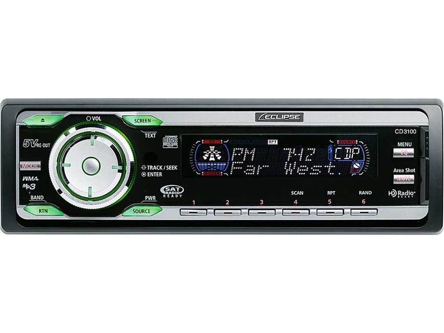 Eclipse CD3100 CD receiver with MP3/WMA playback at Crutchfield