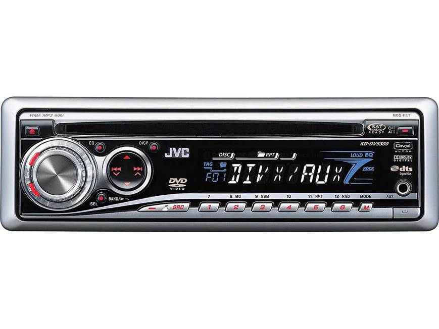JVC KD-DV5300 In-dash DVD/CD receiver at Crutchfield