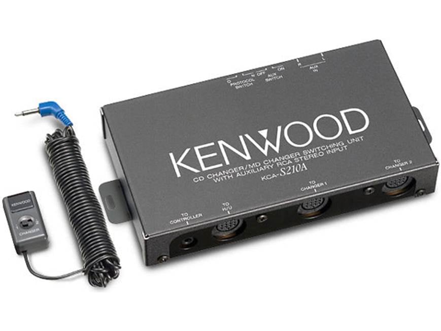 Kenwood KCA-S210A Two-changer switching unit at Crutchfield