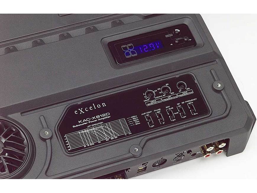 Kenwood Excelon KAC-X812D Mono subwoofer amplifier 533 watts RMS x