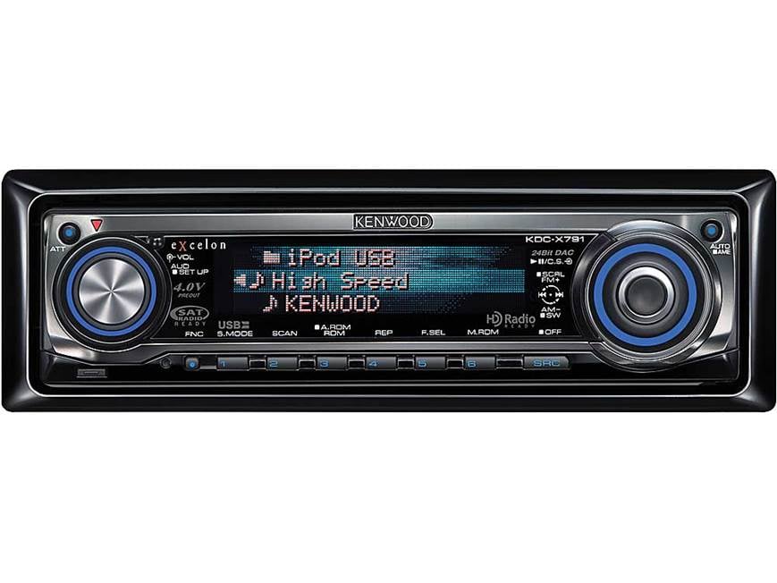 Kenwood Excelon KDC-X791 CD receiver at Crutchfield
