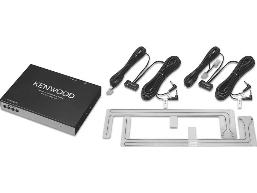 Kenwood KTC-V300N Mobile TV tuner and antenna at Crutchfield