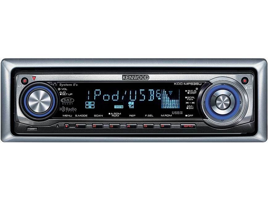 Kenwood KDC-MP535U CD receiver with MP3/WMA/AAC playback at
