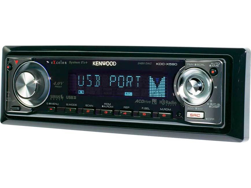 Kenwood Excelon KDC-X590 CD player with MP3/WMA playback (New