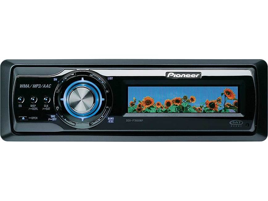 Pioneer DEH-P7800MP CD receiver with MP3/WMA/AAC playback at