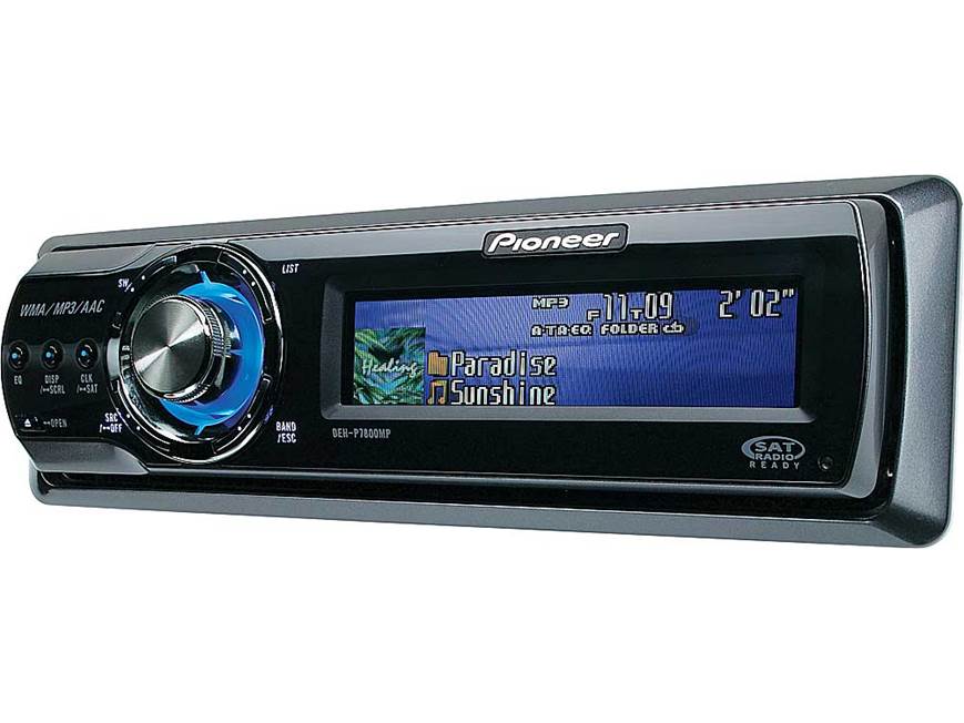 Pioneer DEH-P7800MP CD receiver with MP3/WMA/AAC playback at