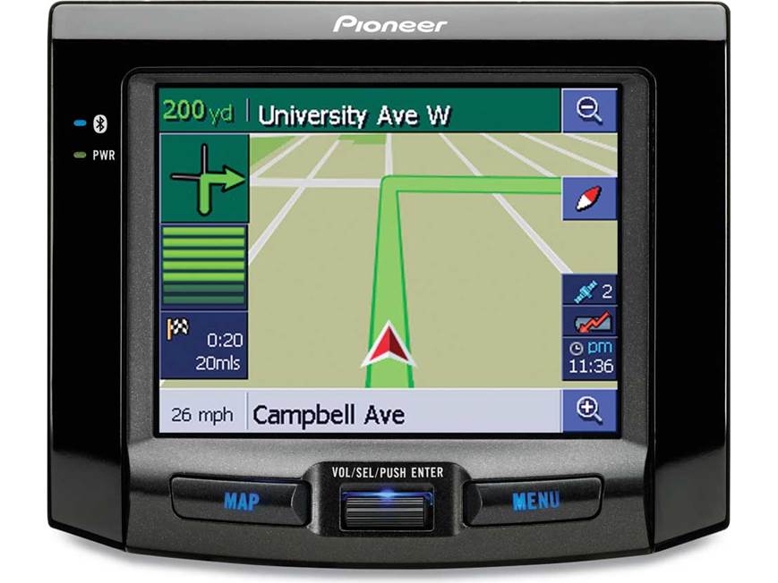 Pioneer AVIC-S1 Portable car navigation with Bluetooth® at Crutchfield