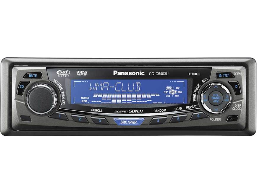 Panasonic MXE Series CQ-C5403U CD receiver with MP3/WMA playback