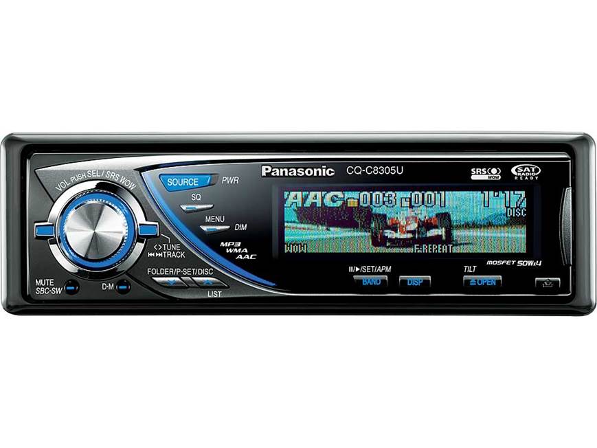 Panasonic CQ-C8305U CD receiver at Crutchfield
