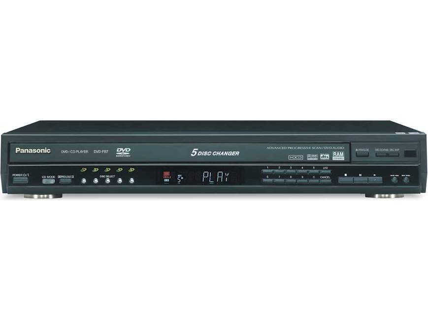 Panasonic DVD-F87 (Black) 5-disc carousel DVD/CD/DVD-Audio changer