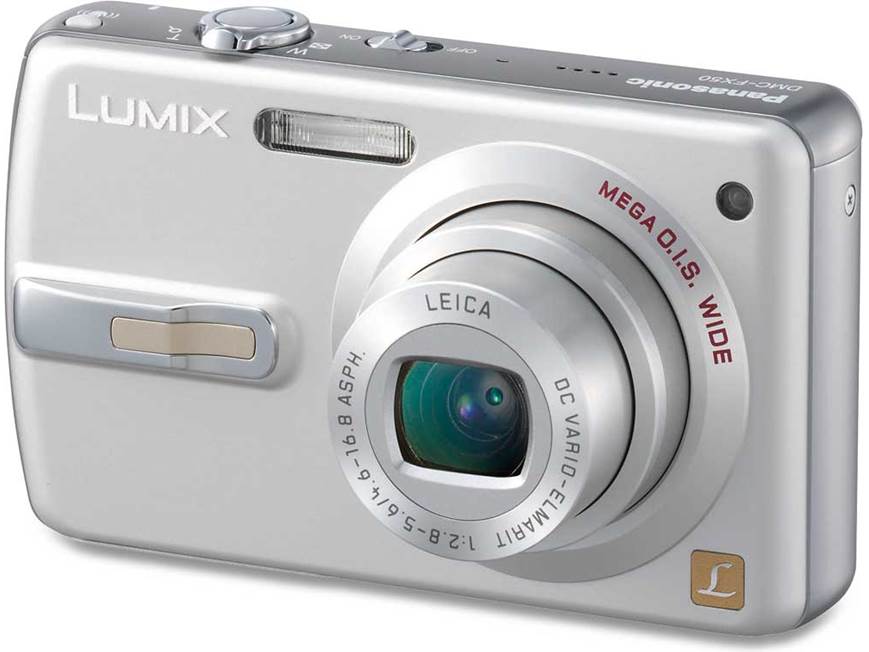 Panasonic Lumix® DMC-FX50 (Silver) 7.2-megapixel digital camera