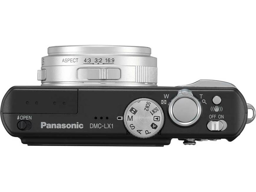 Panasonic Lumix® DMC-LX1 (Black) 8.4-megapixel digital camera with