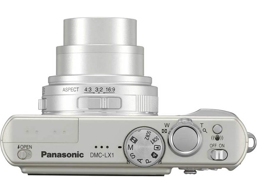 Panasonic Lumix® DMC-LX1 (Silver) 8.4-megapixel digital camera