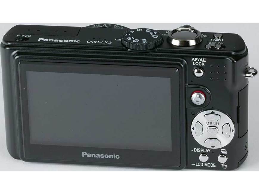 Panasonic Lumix® DMC-LX2 10.2-megapixel digital camera with wide