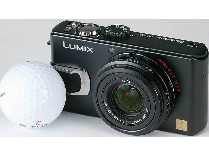 Panasonic Lumix® DMC-LX2 10.2-megapixel digital camera with wide