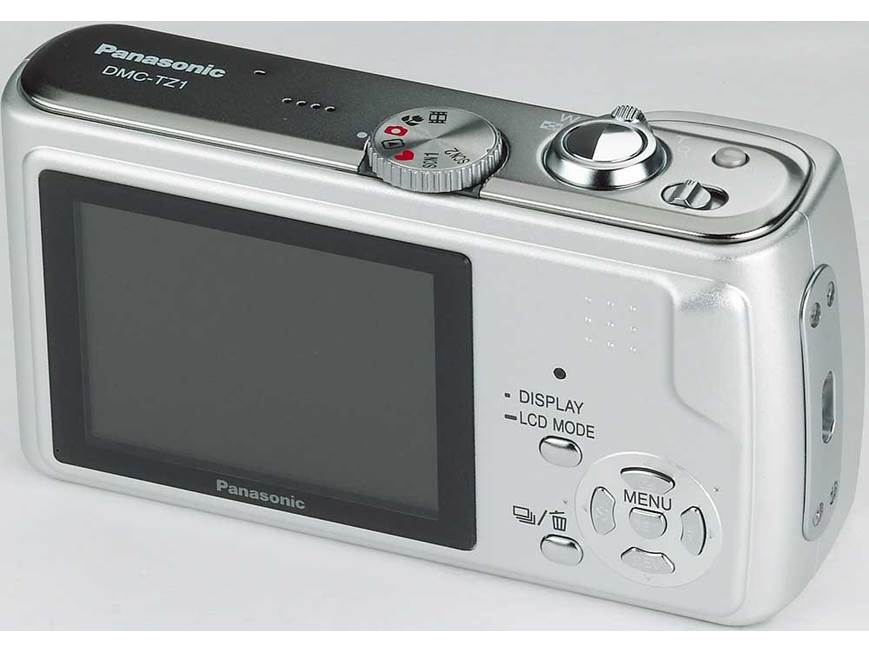 Panasonic Lumix® DMC-TZ1 (Silver) 5-megapixel digital camera with
