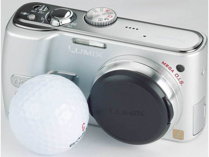 Panasonic Lumix® DMC-TZ1 (Silver) 5-megapixel digital camera with