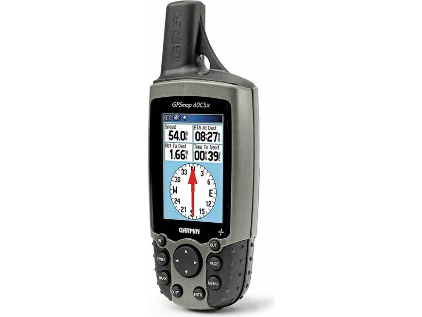 Garmin GPSMAP 60CSx Handheld GPS navigator with altimeter at