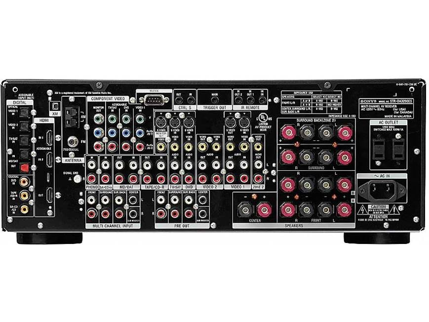 Sony ES STR-DA3200ES Home theater receiver with HDMI switching at