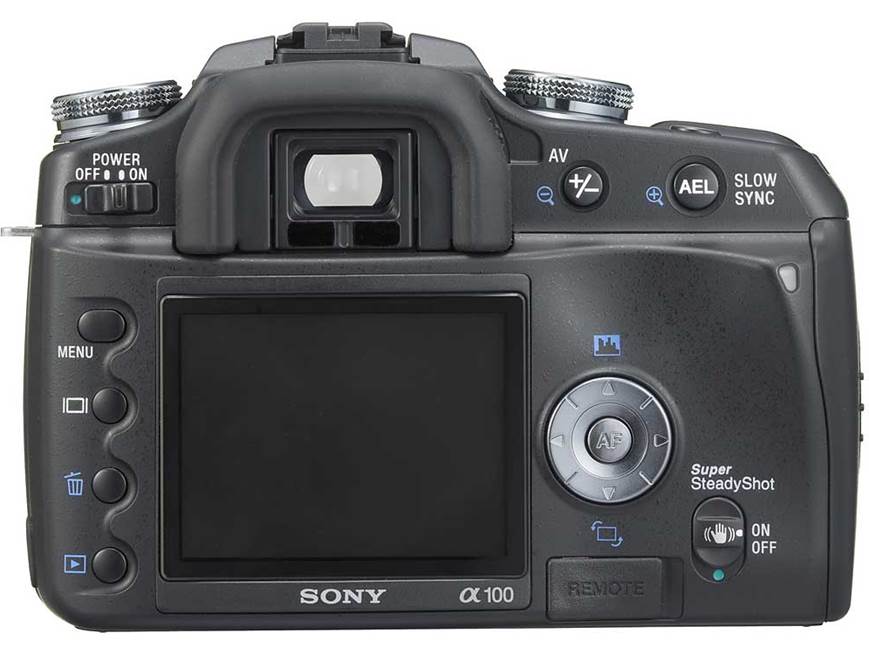 Sony Alpha DSLR-A100 Kit 10-megapixel digital SLR camerawith 18