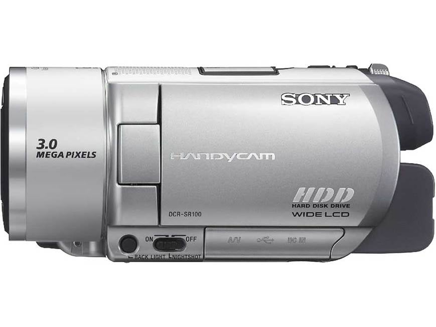 Sony DCR-SR100 30GB hard drive camcorder at Crutchfield