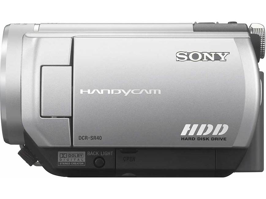 Sony DCR-SR40 30GB hard drive camcorder at Crutchfield